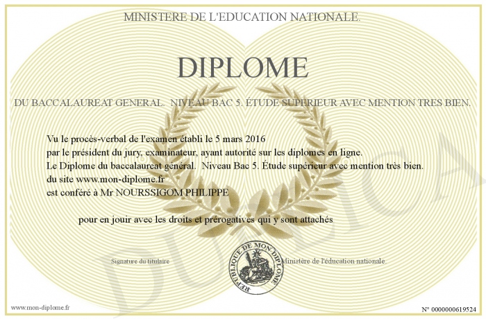 diplome niveau bac